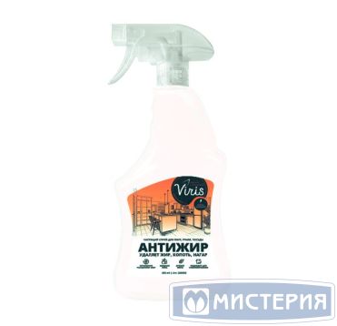 Средство для очистки кухонного оборудования "Virjet" Viris Антижир, триггер, 500 мл 15 шт/кор РОССИЯ 280505