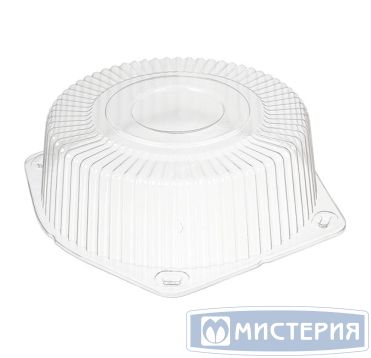 Упаковка для торта [крышка] d268хh111[d240хh100] мм, прозр., ОПС, 150 шт/кор "Комус" 150 шт/упак РОССИЯ Т-245/1К