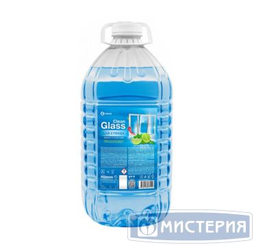 Средство для мытья стекол и зеркал "Grass" Clean Glass, Голубая лагуна, бутылка ПЭТ, 5000 г 4 шт/кор РОССИЯ 125794