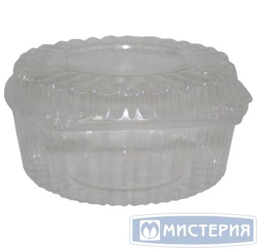 Упаковка для торта [неразъем.] d230хh114[d210хh101] мм, прозр., ОПС, 150 шт/кор "Протэк" РОССИЯ ИП-52 В/Ш