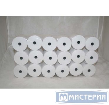 Чековая лента 80мм х 50м, d12 мм, бел., термобум. 12 рул/упак 84 рул/кор РОССИЯ