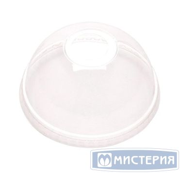 Крышка для стакана d95 мм куполообразная с отверстием, прозр., ПЭТ, 50 шт/упак "Complement" 1 000 шт/кор РОССИЯ 65109