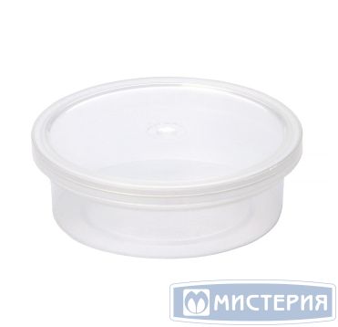 Крышка для контейнера под пресервы и мёд, d=96мм, h=15мм, полупрозрачная, ПП