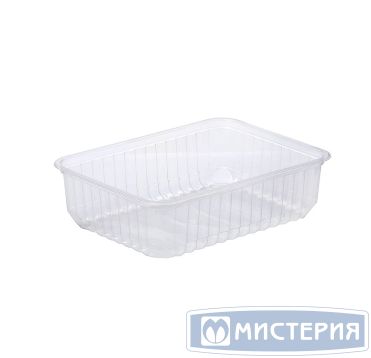 Контейнер 750 мл 1-секц. 179х132х48 мм, серия 179, без крышки, прозр., ПП, 50 шт/упак "ПолиЭр" 500 шт/кор РОССИЯ 179/750