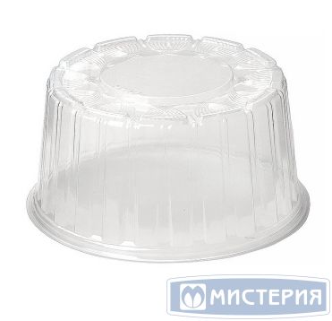 Упаковка для торта [крышка] d226хh116[d203хh106] мм, прозр., ОПС, 190 шт/кор "Комус" 190 шт/упак РОССИЯ Т-192К ЭКОНОМ
