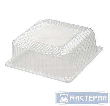 Упаковка для торта [крышка] 238х238х81[220х220х70] мм, прозр., ОПС, 270 шт/кор "Комус" 270 шт/упак РОССИЯ Т-214К