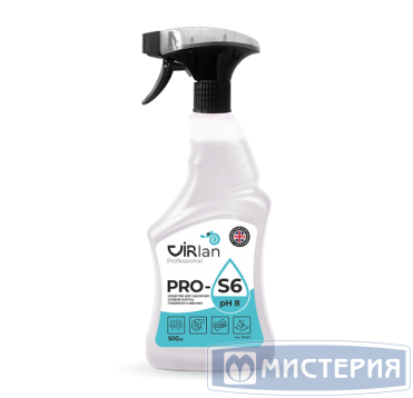 Средство для удаления скотча, граффити и жевательной резинки "ViRlan" PRO S6, триггер, 500 мл 6 шт/кор РОССИЯ 350605