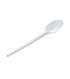 Пластиковая ложка чайная компактная, 125 мм, белая