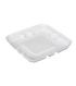 Дно для торта, квадратное, 195х195х14мм, белое, ПС
