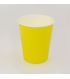 Стакан бумажный 250 мл 1 сл., d80 мм, желт, карт., 50 шт/упак 1 000 шт/кор РОССИЯ