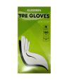 Перчатки одноразовые, размер M, 10 мкм, прозр., ТПЕ, 50 пар/упак "Элегрин" 40 упак/кор РОССИЯ 406-135