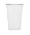 Одноразовый стакан для холодного, 0.4л, d 95мм, h 120мм, прозрачный, шейкер, ПЭТ
