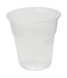 Стакан одноразовый 100 мл для холодных напитков, полупрозрачный, 12 шт/упак