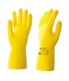 Перчатки латексные, р-р S, желт., 1 пар/упак "HQ Profiline" 50 пар/кор МАЛАЙЗИЯ 73581