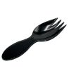 Вилка-ложка одноразовая 80 мм, черн., ПС, 4500 шт/кор "Протэк" РОССИЯ