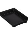 Контейнер ДЛЯ СУШИ, 400 мл, прямоугольный 182х127х20мм, чёрный