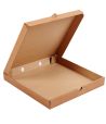Коробка для пиццы, 500х500х40мм, бурая, картон