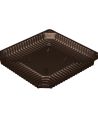Упаковка для торта [дно] 235х235х23[211х211х18] мм, коричн., ПС, 270 шт/кор "Комус" 270 шт/упак РОССИЯ Т-214Д