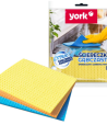 Салфетка из целлюлозы 155х175 мм, цвет в ассорт., 3 шт/упак ''York'' 25 упак/кор КИТАЙ 024010