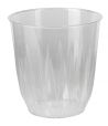 Стакан одноразовый 200 мл, дизайн "Баккара", прозрачный, ПС, 25 штук в упаковке 500 штук в коробке